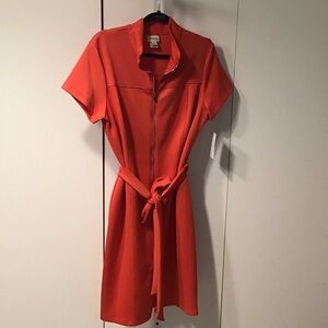 Enfocus Studio Vibrant Orange Mini Dress